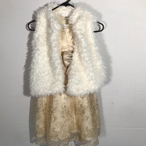 Girls Beautiful Dress, tie ribbon VERY CUTE!!🥰